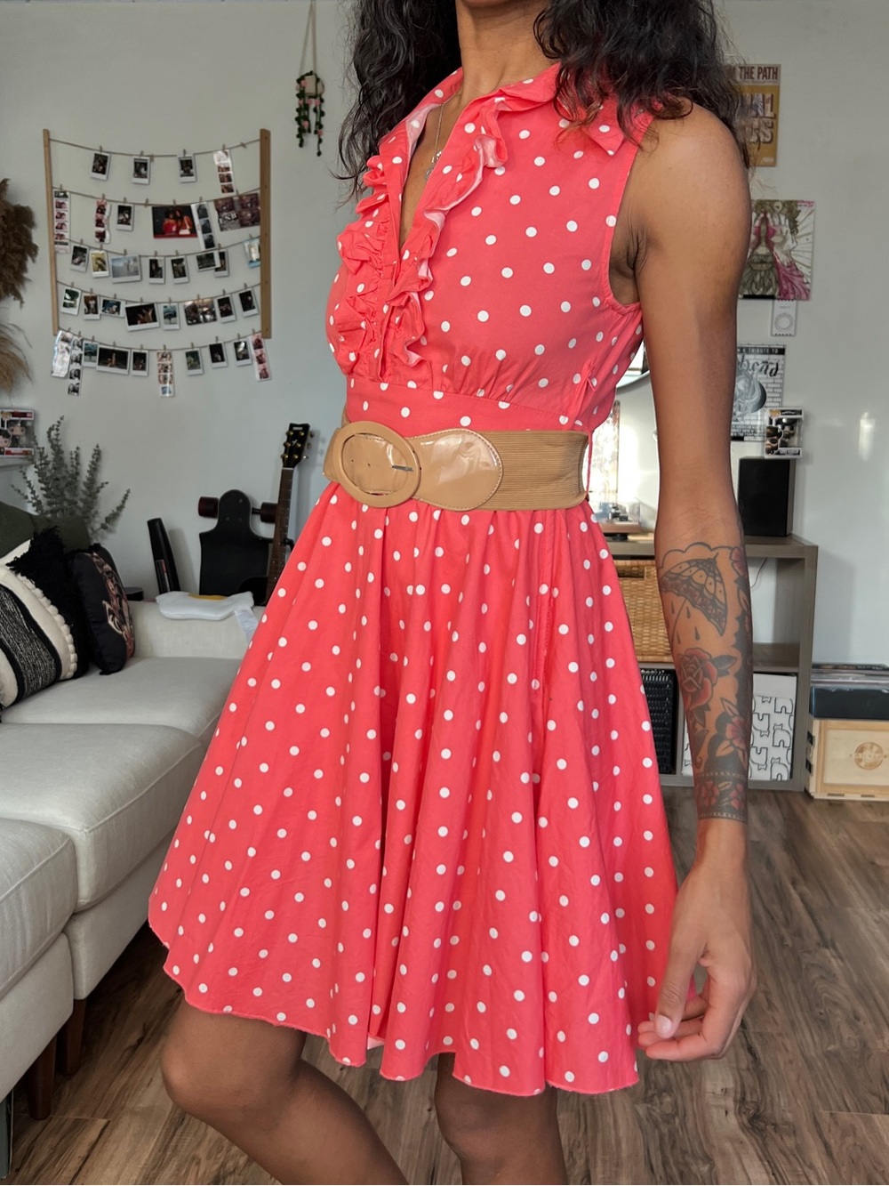 Polka Dot Pin-Up Dress
